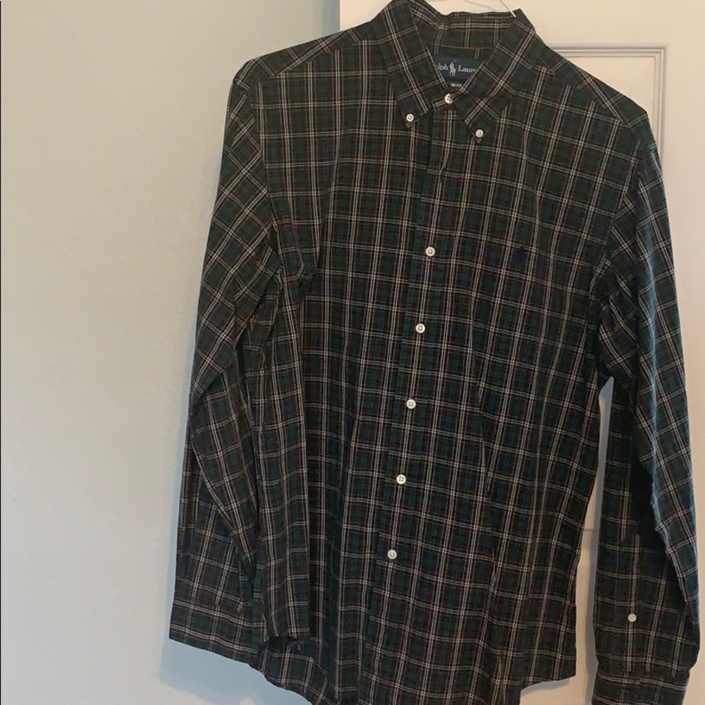 WORN ONCE Ralph Lauren Dress Shirt Custom Fit